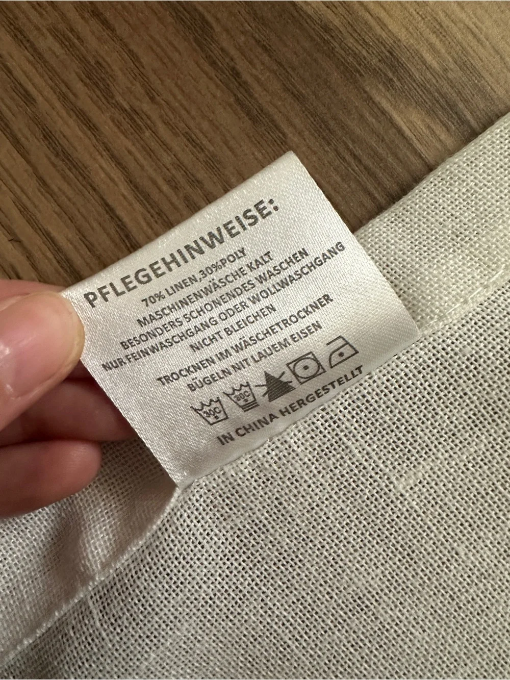 White sheer light filtering linen curtains  - Home Accents